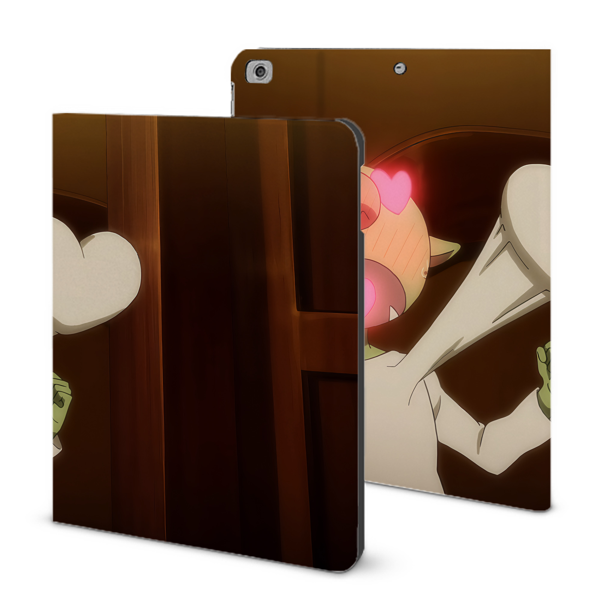 （画像用） 転スラ Regarding Reincarnated to Slime IPad ケース ブック型 PUレザー TPU 耐衝撃 軽量 薄型 ペン収納なし 全面保護 IPad 各モデル対応